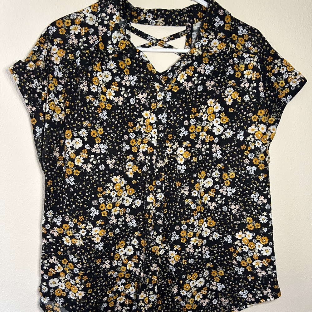 Floral Short Sleeve Shirt